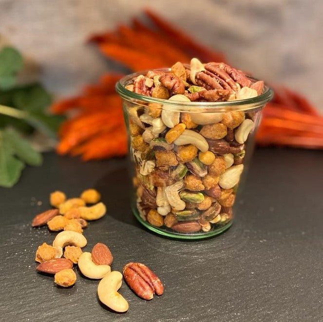 Nussmix Pikant – feinwürziger Snackmix mit Crunch
