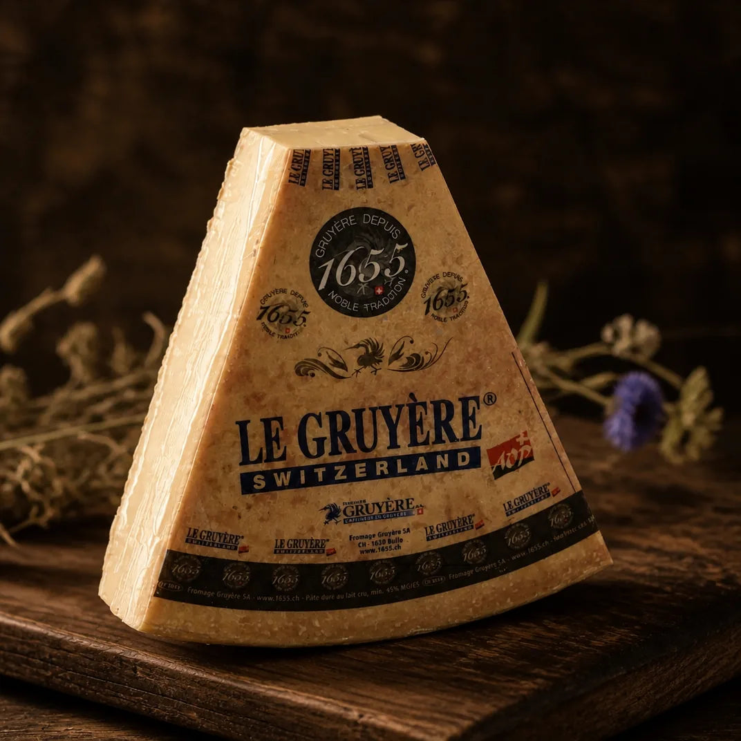 Gruyère AOP 1655 – Schweizer Hartkäse aus Rohmilch, 12 Monate gereift