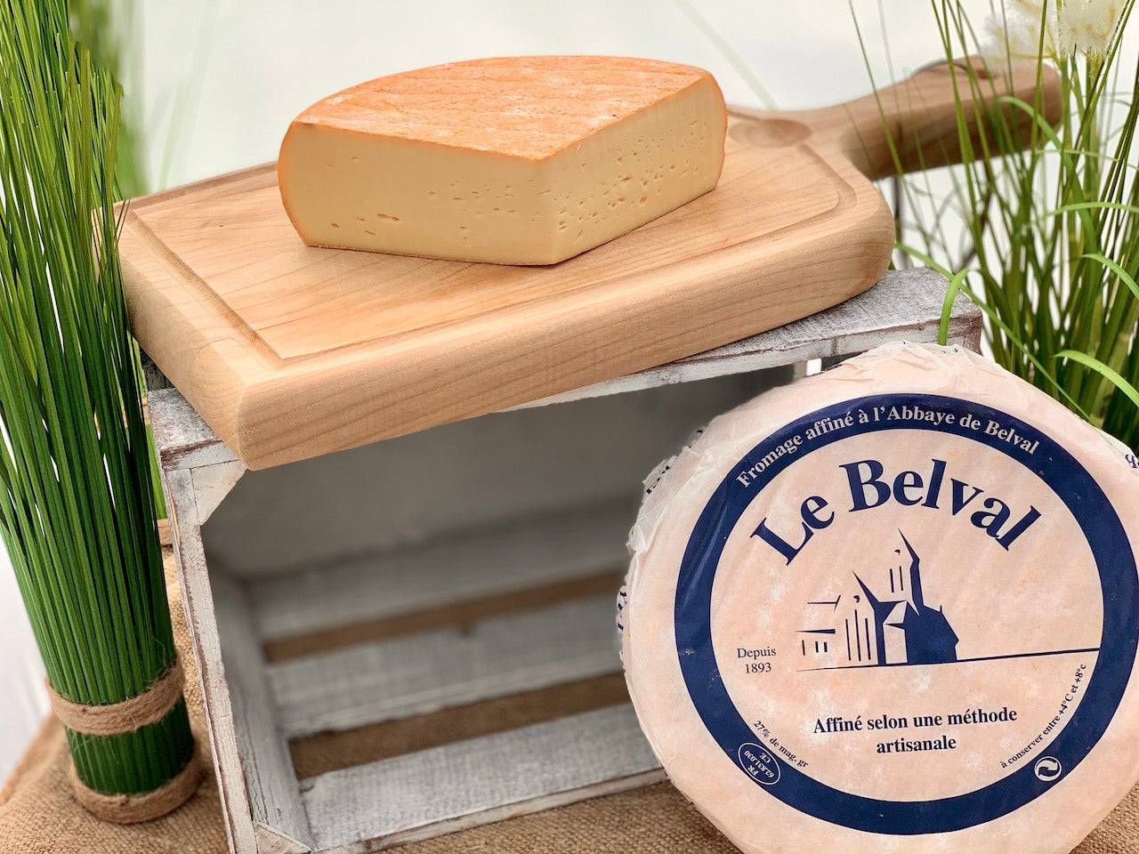 Abbaye de Belval – halbfester Klosterkäse mit gewaschener Rinde