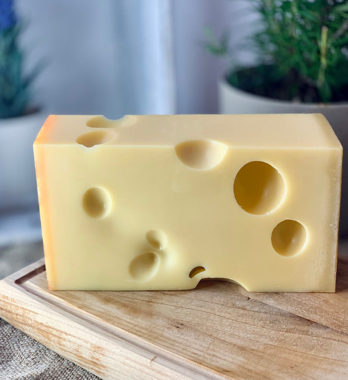 Emmentaler – Schweizer Hartkäse mit charakteristischen Löchern, 5 Monate gereift