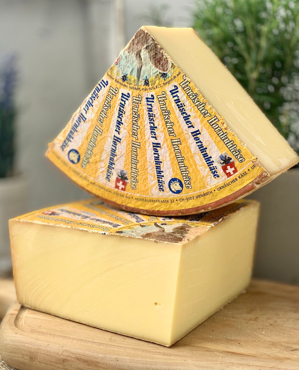 Urnäscher Hornkuhkäse – Schweizer Hartkäse aus der Milch behornter Kühe
