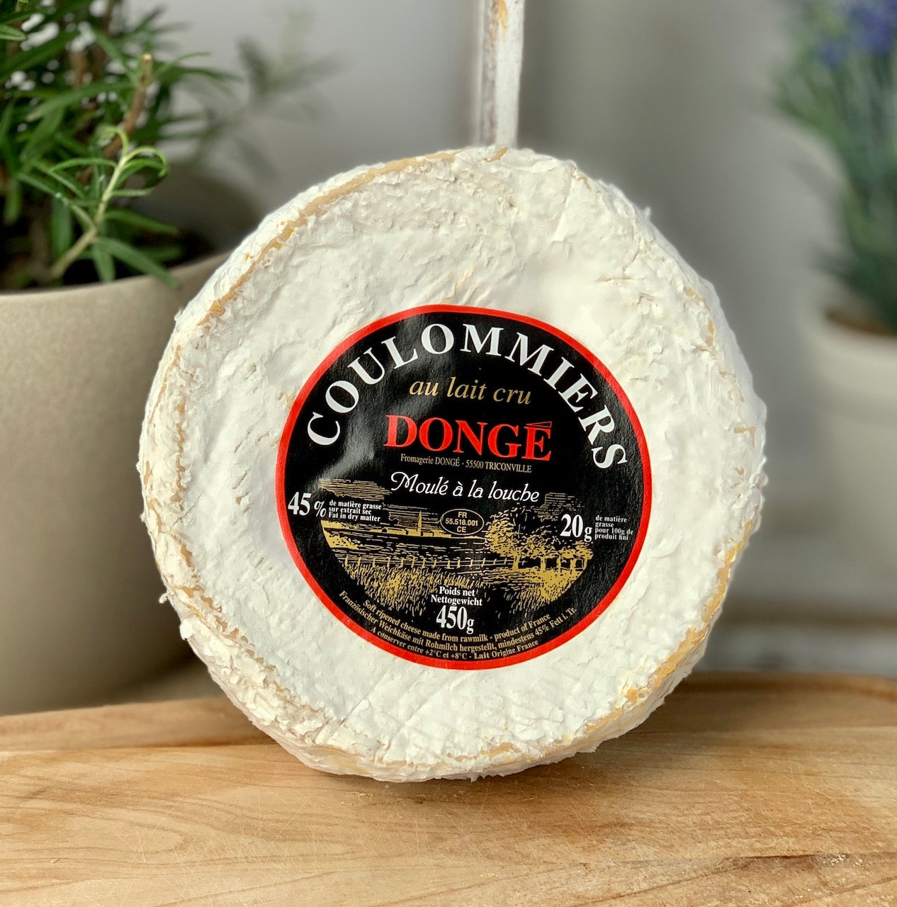Coulommiers Dongé Cru – Weichkäse mit weißer Edelschimmelrinde aus roher Kuhmilch