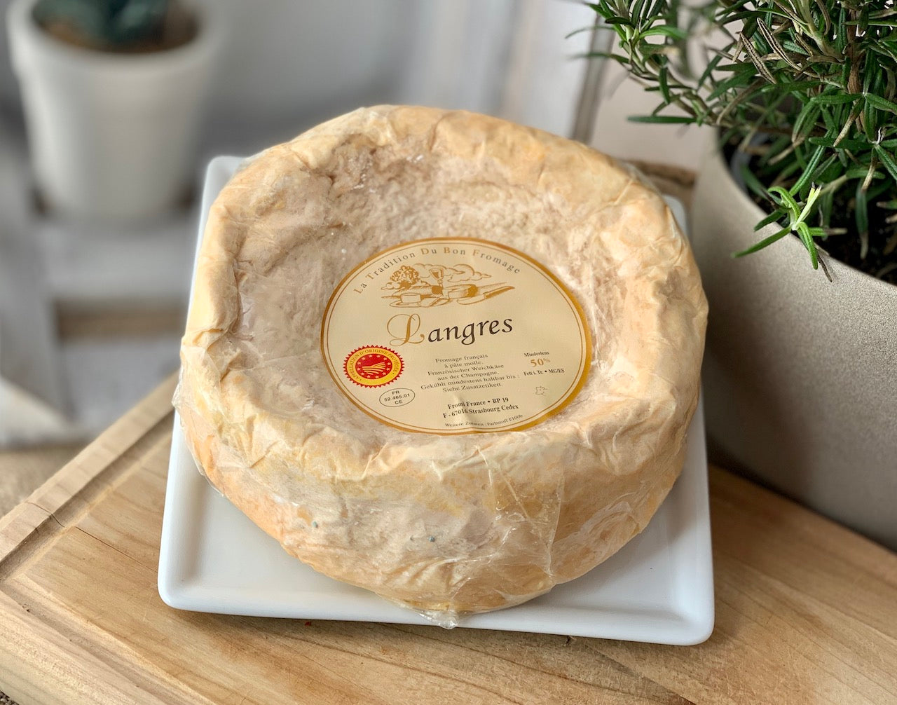 Langres Fermier – Rotschmierkäse mit Fontaine-Mulde aus der Champagne