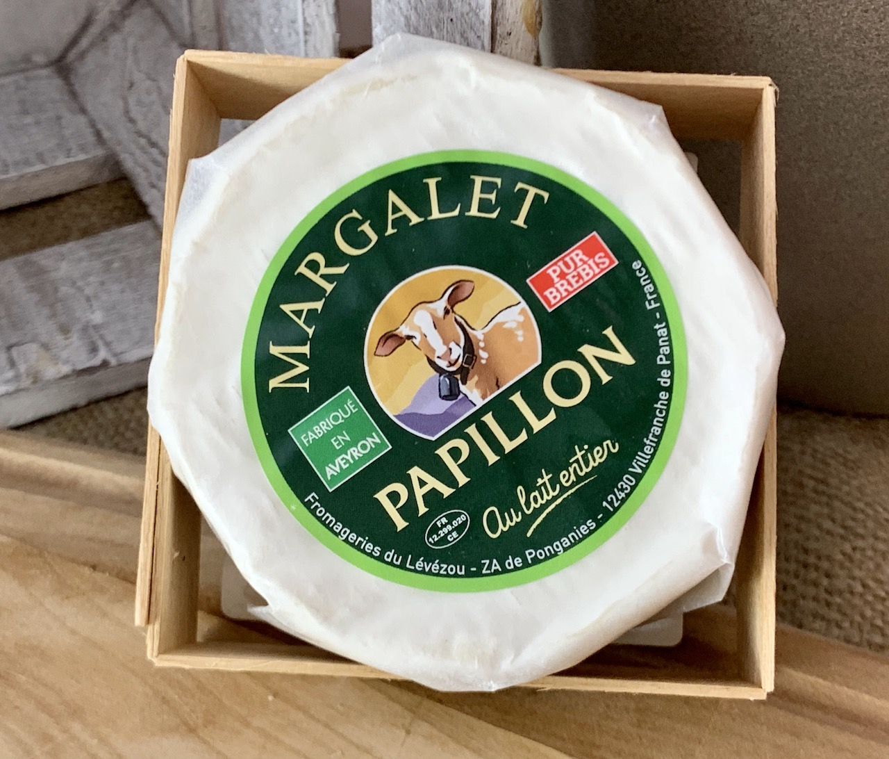 MARGALET PAPILLON - Französischer Schafscamembert MARGALET PAPILLON - Französischer Schafscamembert