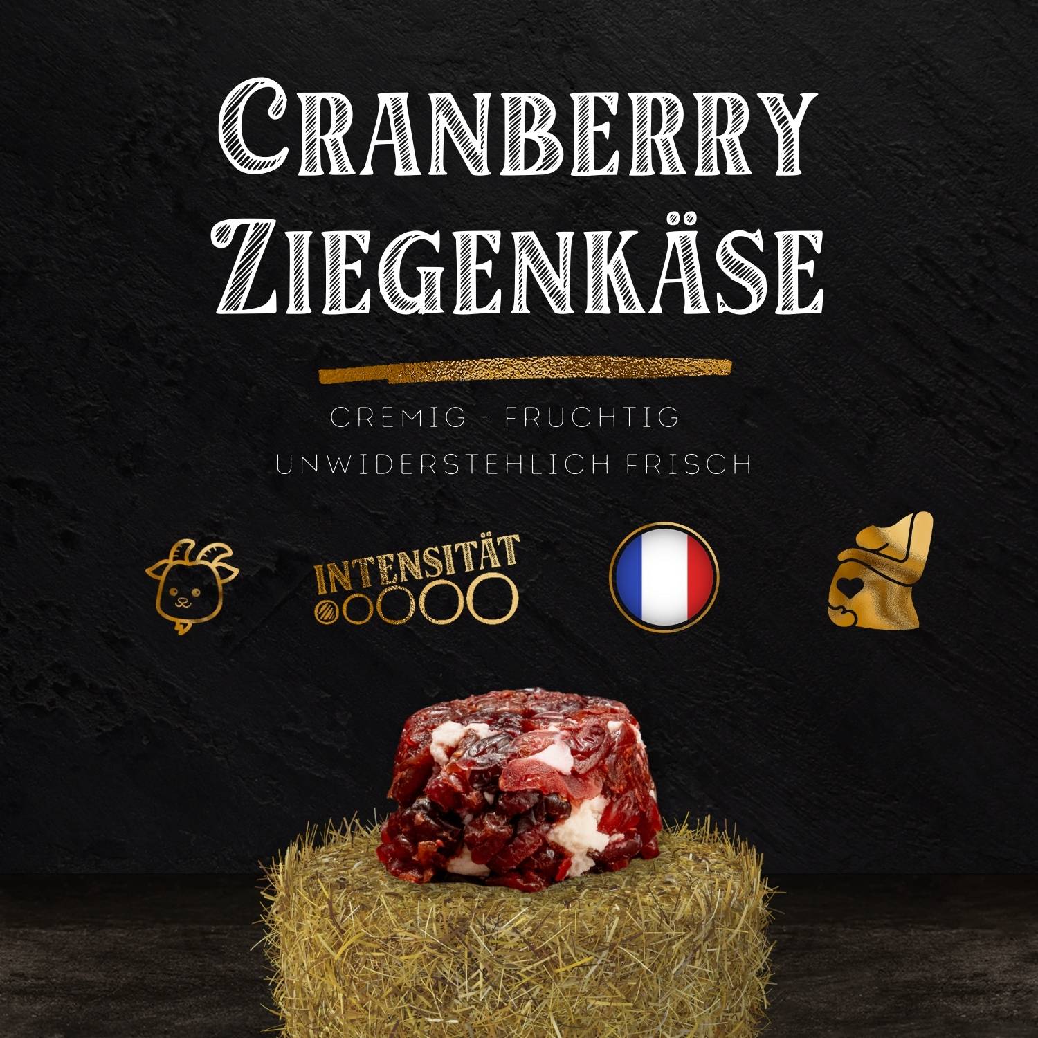 CRANBERRY ZIEGENKÄSE - Frisch, cremig & fruchtig verführerisch CRANBERRY ZIEGENKÄSE - Frisch, cremig & fruchtig verführerisch