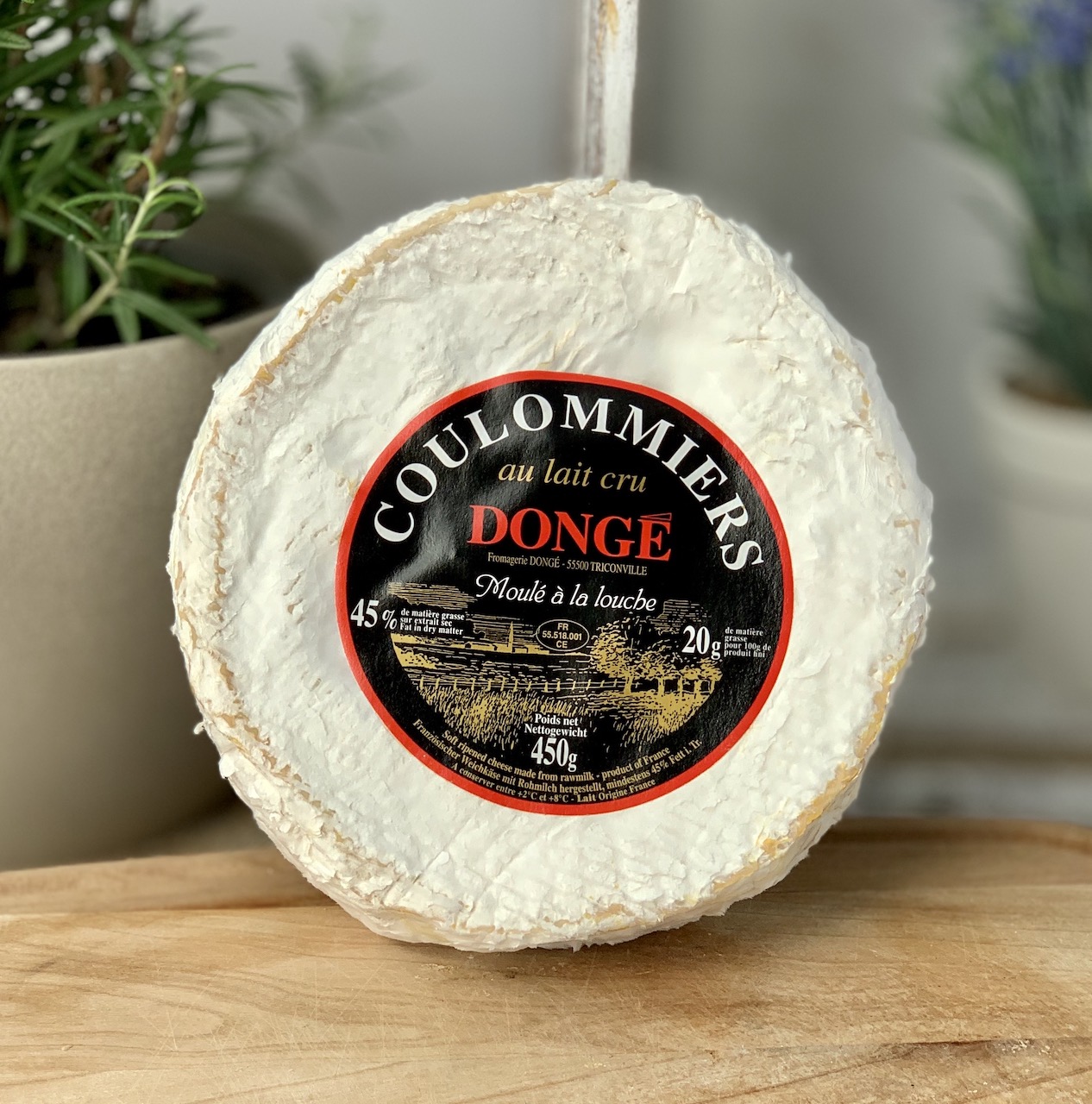 COULOMMIERS DONGE CRU - Würziger Weichkäse aus Frankreich COULOMMIERS DONGE CRU - Würziger Weichkäse aus Frankreich