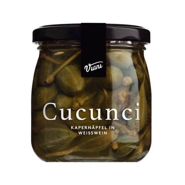 CUCUNCI - Kapernäpfel in Weißwein CUCUNCI - Kapernäpfel in Weißwein