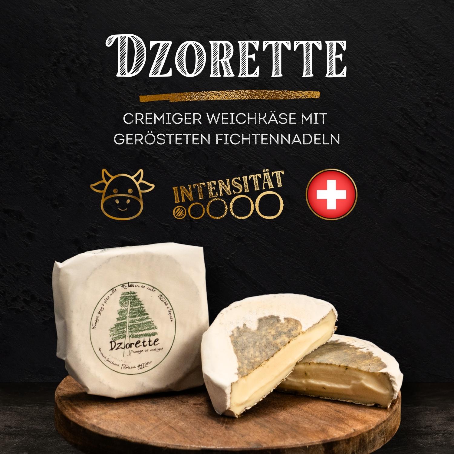 BRIE "LA DZORETTE"  - Ein Hauch von Wald auf deinem Teller BRIE "LA DZORETTE"  - Ein Hauch von Wald auf deinem Teller